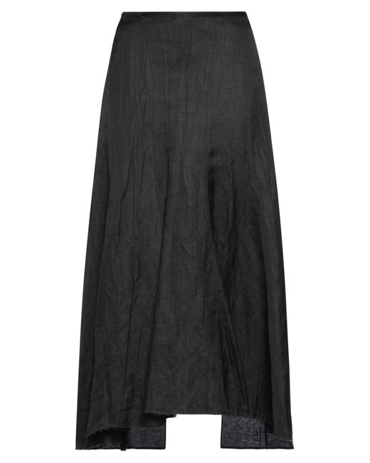Quira Black Midi Skirt