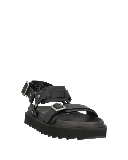 Acne Black Sandals Leather