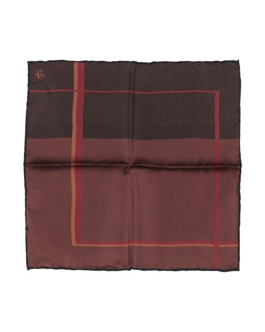 Canali Purple Scarf Silk for men