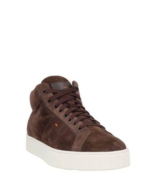Santoni Brown Sneakers for men