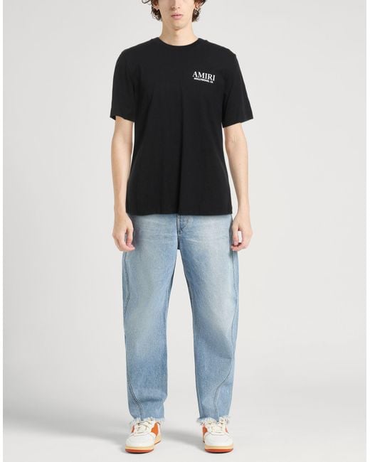 Amiri Black T-Shirt Cotton for men