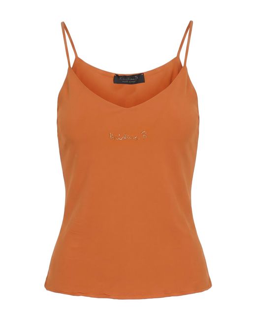 Kristina Ti Brown Top Polyamide, Elastane