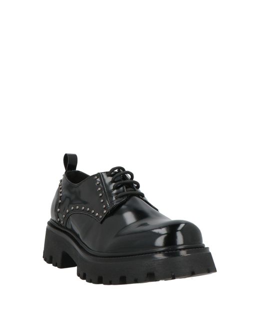 Ovyè Black Schnürschuh
