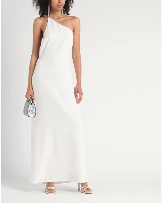 Formal Dress Irene Faux Wrap Brushed Knit Maxi Dress Calvin Klein Maxi  Dress In White Lyst UK
