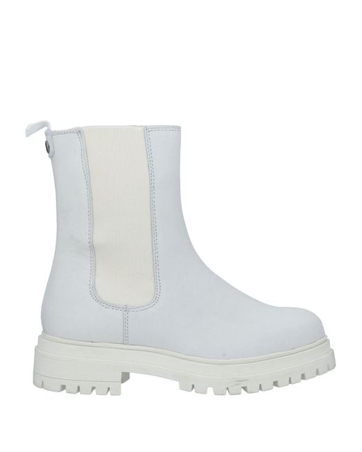 Goosecraft White Ankle Boots