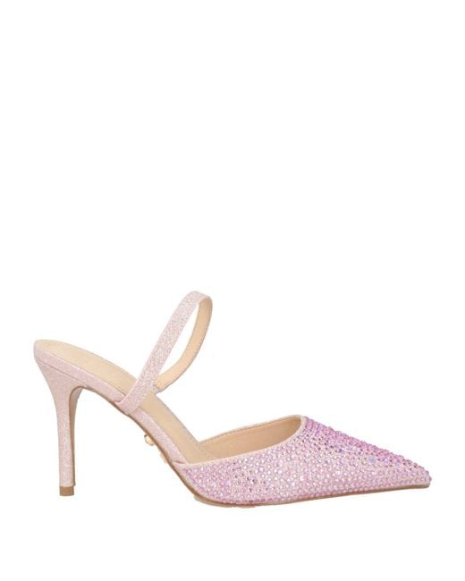 Twenty Four Haitch Pink Mules & Clogs