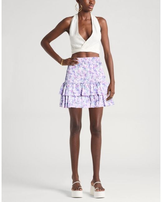 Maje Purple Mini Skirts