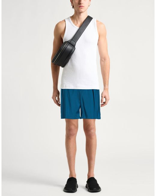 Low Brand Blue Deep Shorts & Bermuda Shorts Virgin Wool for men