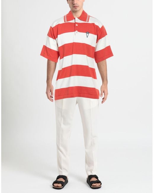KENZO Red Polo Shirt for men