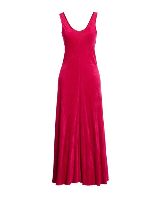 Forte_forte Red Maxi Dress Viscose