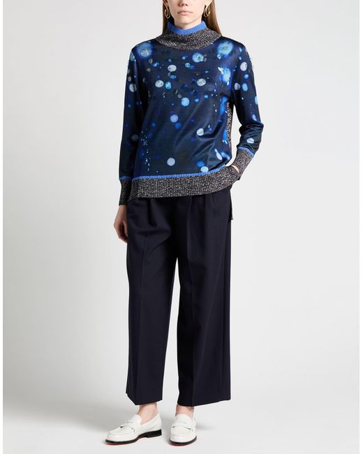Frase - Francesca Severi Blue Rollkragenpullover