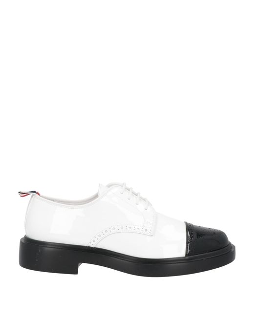 Thom Browne White Lace-up Shoes