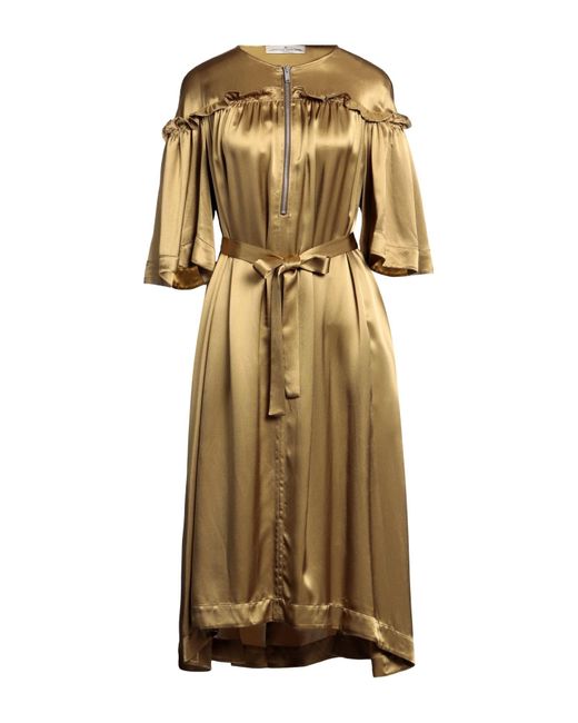 Golden Goose Deluxe Brand Natural Midi Dress