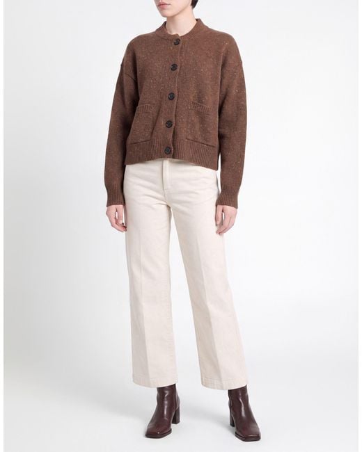 Department 5 Brown Cardigan Wool, Nylon, Viscose