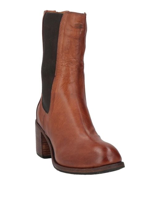 Moma Brown Ankle Boots
