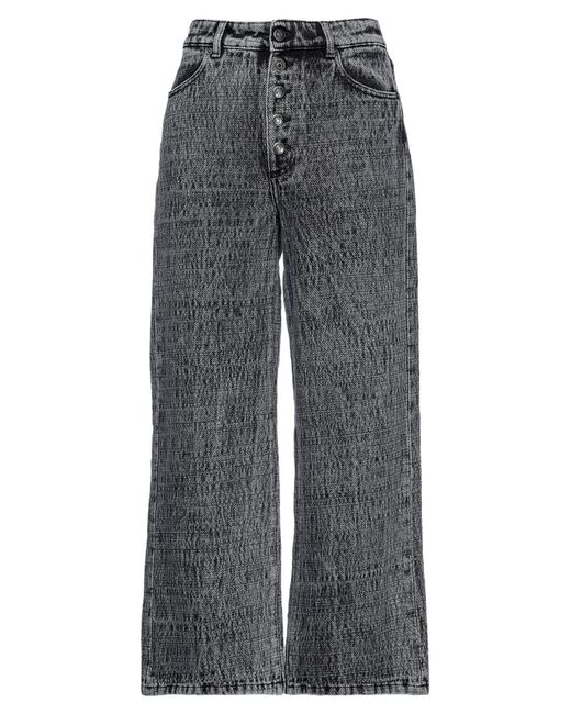 8pm Gray Jeans Cotton, Polyester