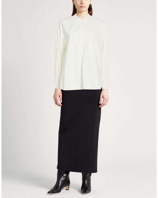 Roberto Collina White Ivory Shirt Cotton