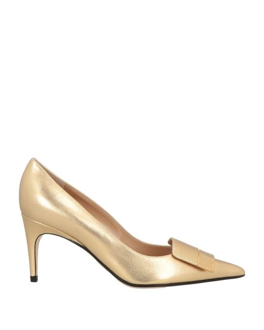 Sergio Rossi Natural Sr1 Pumps Leather