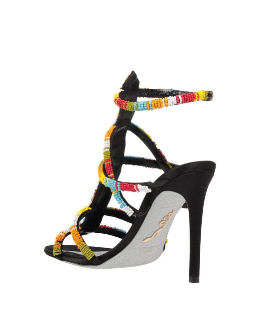 Rene Caovilla Black Sandale