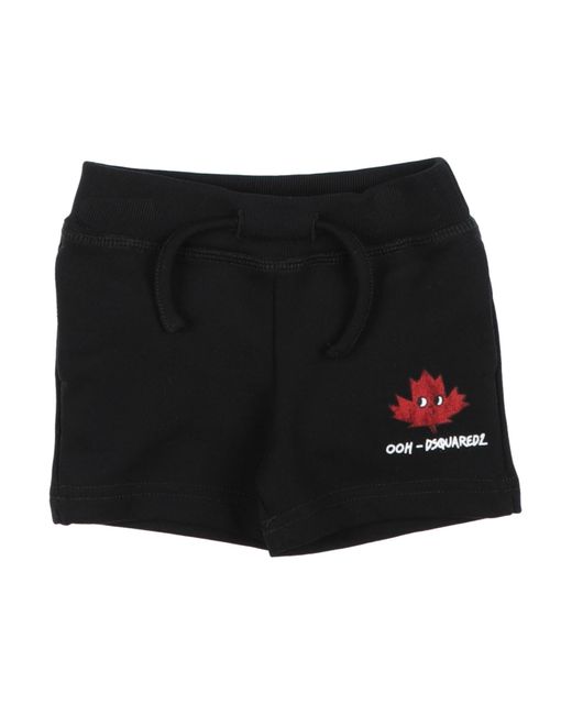 DSquared² Black Shorts & Bermuda Shorts Cotton