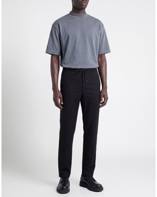 PT Torino Black Pants Virgin Wool, Polyester, Elastane for men