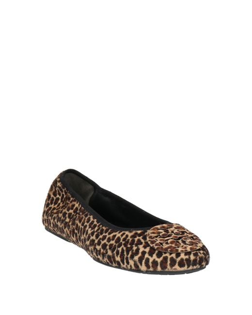 Tory Burch White Ballet Flats Cow Leather