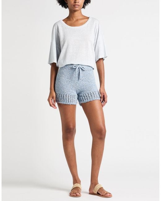 Eleventy Blue Light Shorts & Bermuda Shorts Cotton