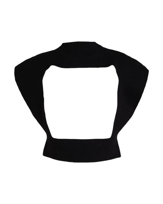 Rick Owens Black Top Virgin Wool