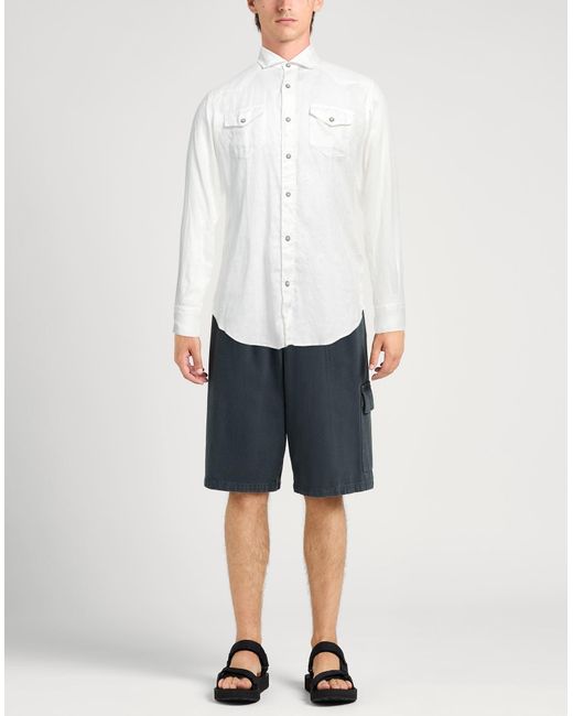 Eleventy White Shirt for men