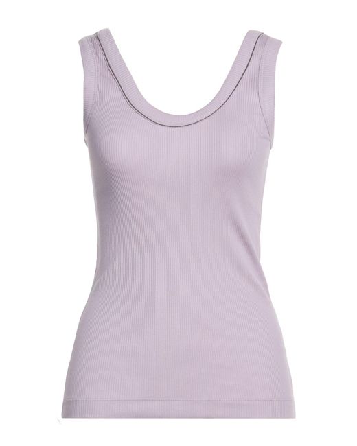 Brunello Cucinelli Purple Tank Top