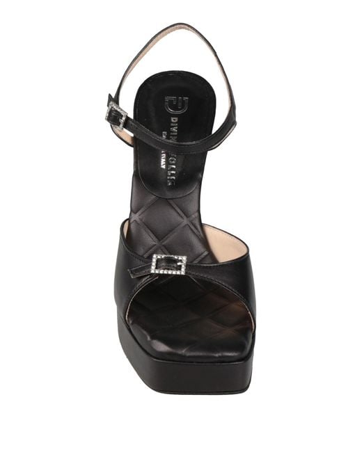 Divine Follie Black Sandale