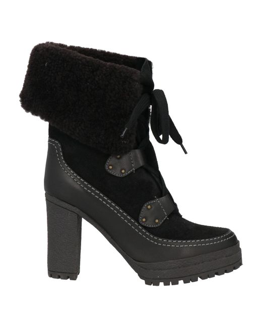 See By Chloé Black Ankle Boots