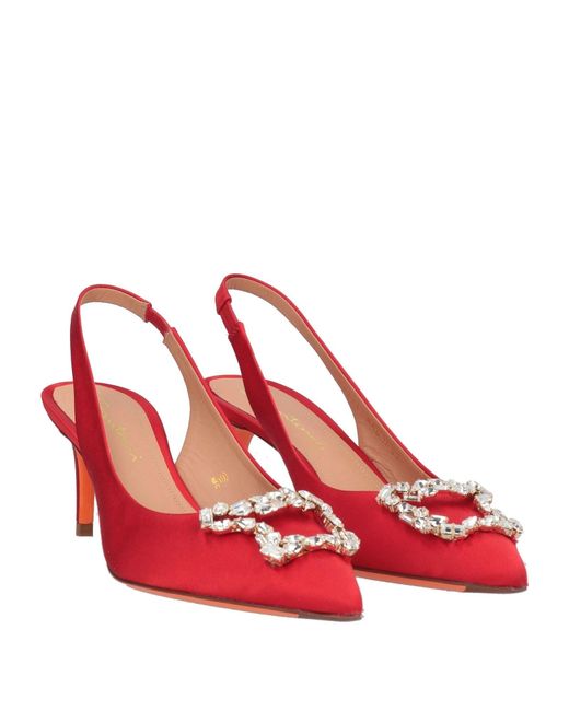 Santoni Red Pumps