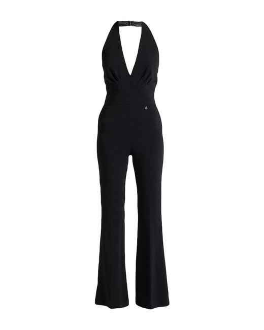 DIVEDIVINE Black Jumpsuit Polyester, Elastane