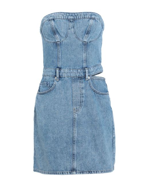 Karl Lagerfeld Blue Mini Dress