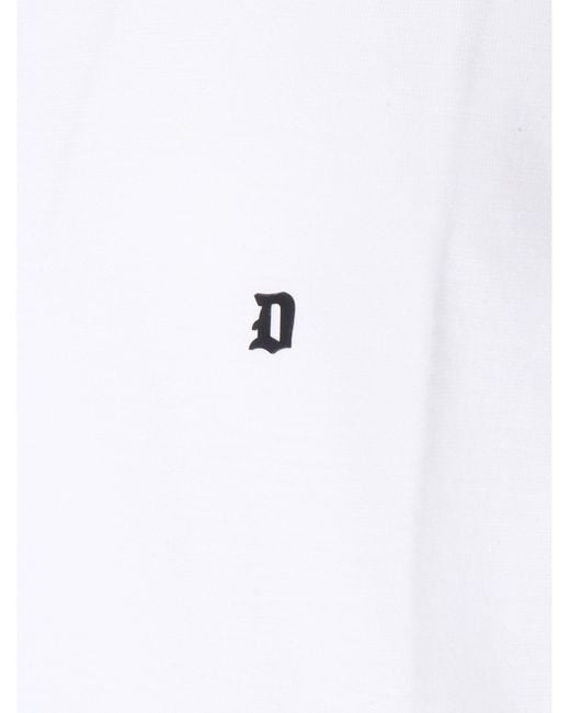 T-shirt di Dondup in White da Uomo