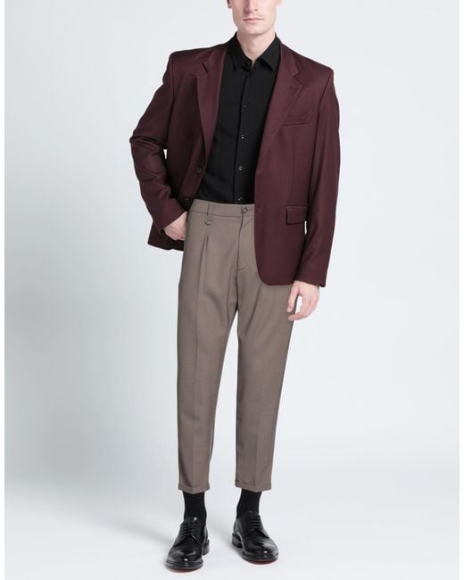 Paolo Pecora Gray Pants for men