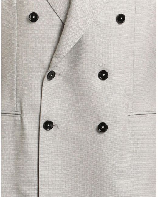 Mp Massimo Piombo White Blazer Virgin Wool for men