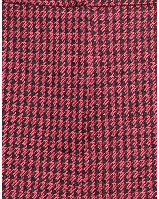 Rebel Queen Red Pants Polyester, Viscose, Elastane