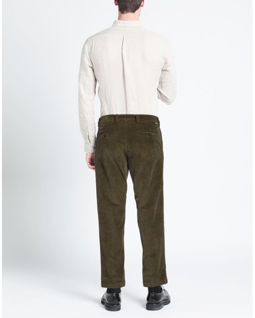 Paolo Pecora Green Trouser for men