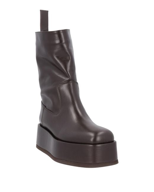 GIA RHW Brown Ankle Boots