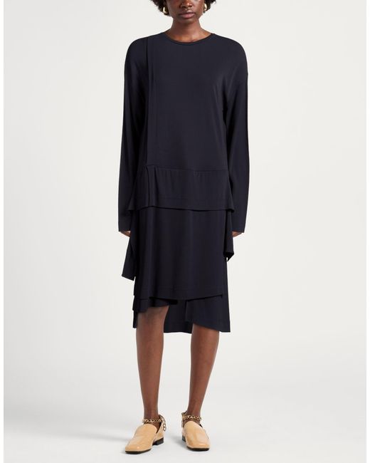 High Blue Use Midi Dress Rayon, Elastane