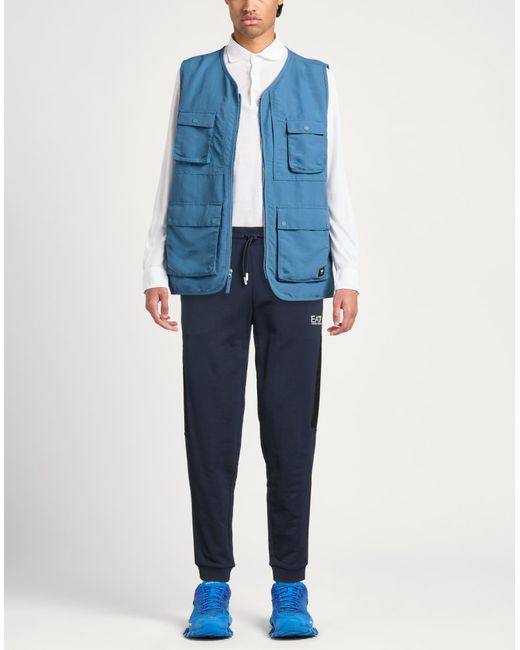 EA7 Blue Trouser for men