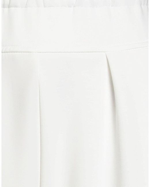 MEIMEIJ White Pants Polyester, Elastane