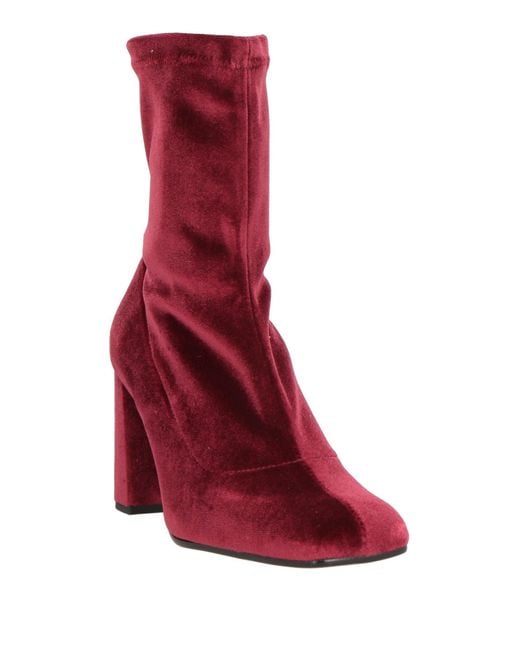 Nila & Nila Red Ankle Boots