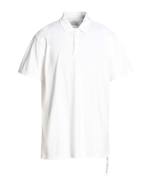 Bowery Supply Co. White Polo Shirt for men