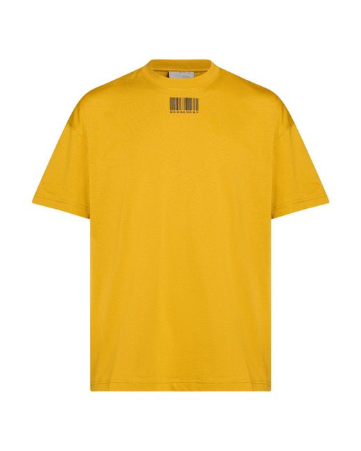 VTMNTS Yellow Mustard T-Shirt Cotton for men
