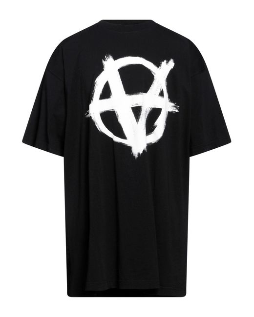 T-shirt di Vetements in Black da Uomo