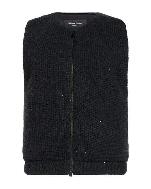 Fabiana Filippi Black Gilet
