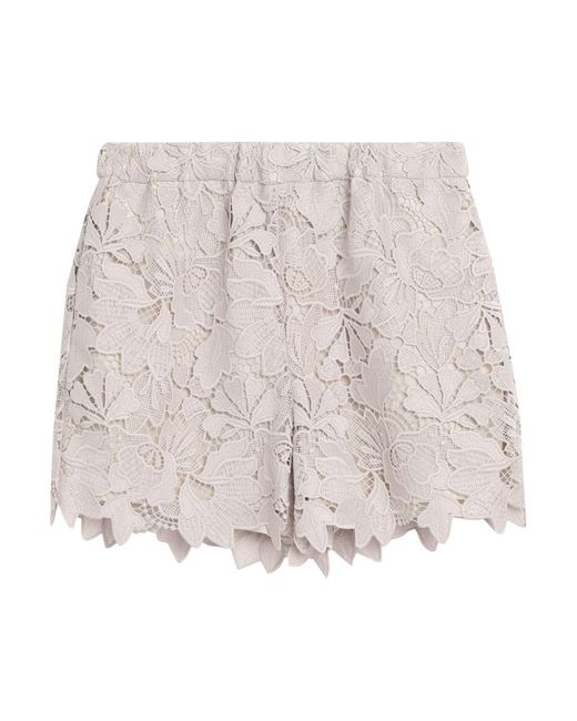 Elie Saab Natural Khaki Shorts & Bermuda Shorts Cotton
